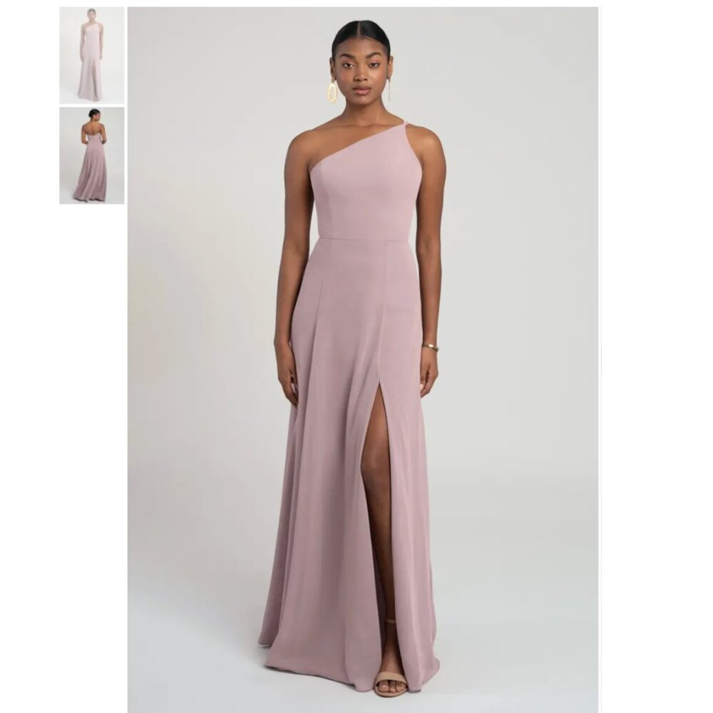 Jenny Yoo Kora Bridesmaid Dress in Fig
